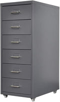 File Cabinet 6 Drawer Cabinet Office Data Cabinet Under Desk Storage Cabinet Side Cabinet (Color : A)