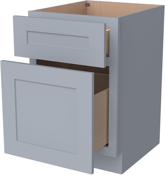 RTA Solid Wood Office File Cabinet with 2 Drawers - Professional Desk File Storage Cabinet for Office Organization - Designed in America American Standard