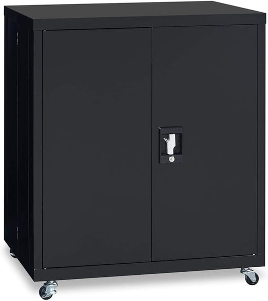 1 Shelf Metal Filing Cabinet Storage File Cabinet with Lock for Home and Office
