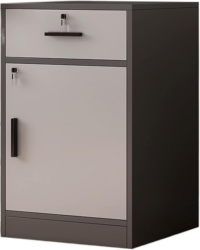 HASMI Filing Cabinet Office File Cabinet Side Cabinet Floor Storage Cabinet with Lock Low Cabinet Drawer Office Cabinet Data Cabinet Storage Cabinet (Color : A)