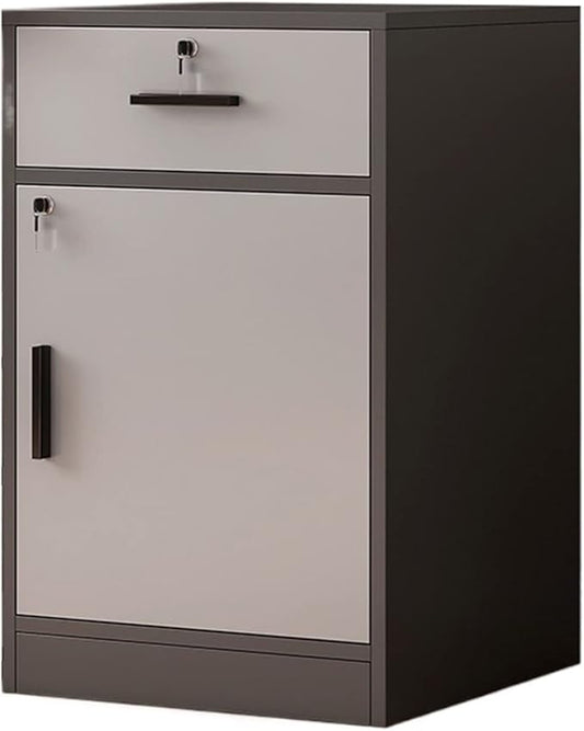 HASMI Filing Cabinet Office File Cabinet Side Cabinet Floor Storage Cabinet with Lock Low Cabinet Drawer Office Cabinet Data Cabinet Storage Cabinet (Color : A)