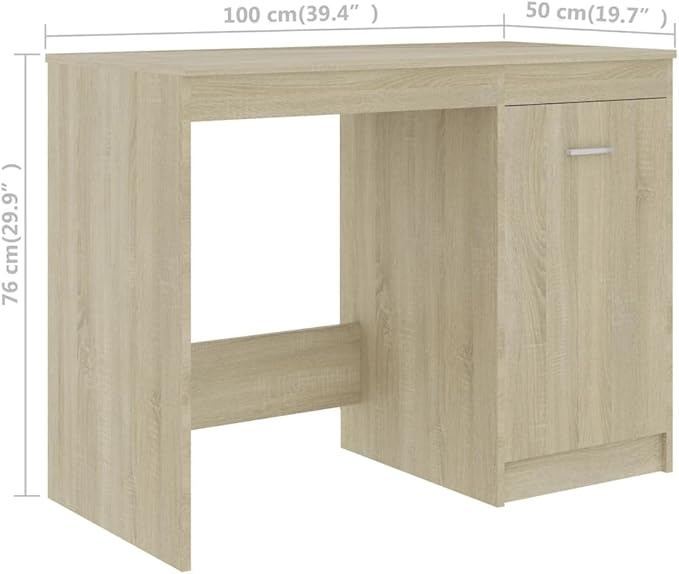 vidaXL  Trendy Sturdy desks for Home Office workspace—Functional Minimalist Compact Made from Engineered Wood