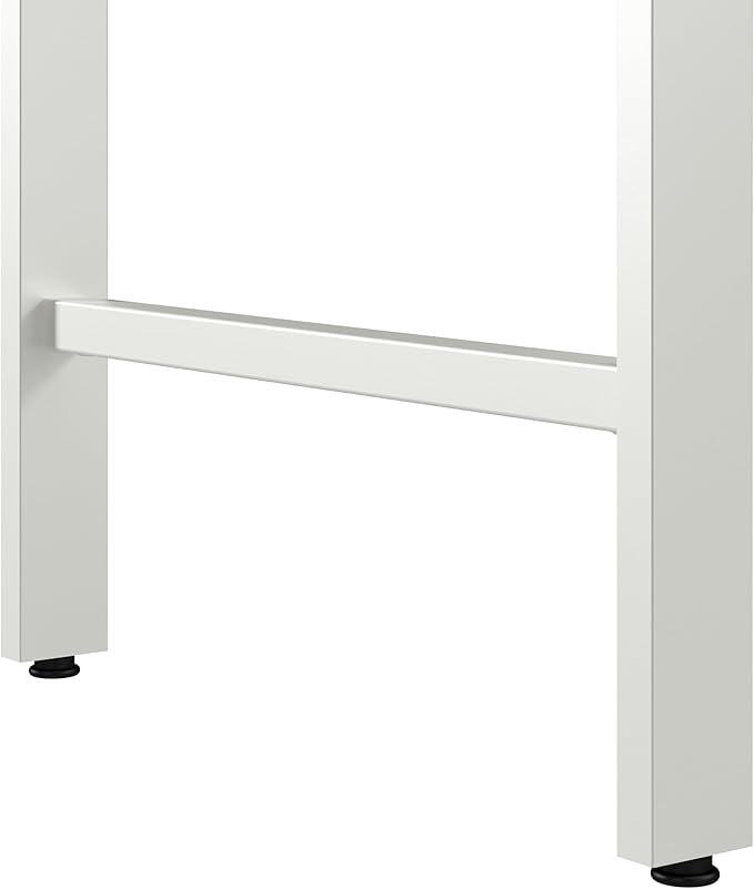 Bush Business Furniture Hustle 60W x 30D L Shaped Computer Desk with Metal Legs in Platinum Gray Modular Corner Table for Home and Professional Office