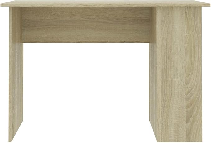 Office DeskIndustrial Gaming TableSmall Standing Deskfor Small SpaceHome Office TableSimple StyleDesk Sonoma Oak 43.3x23.6x28.7 Chipboard