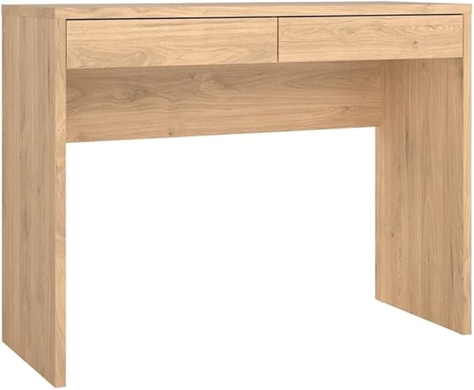 Pemberly Row Set of 2 Home Office Writing Desk and 3-Drawers Mobile Cabinet
