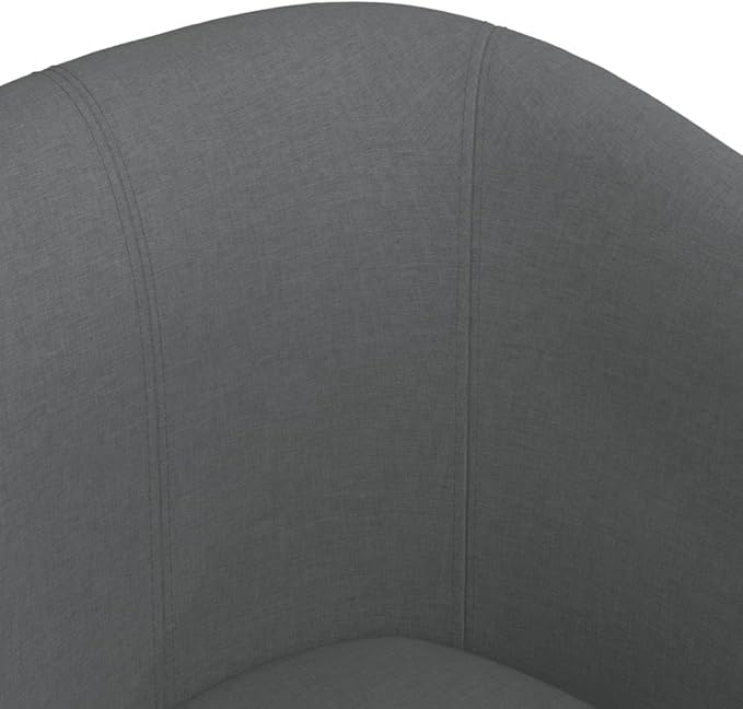 Floor Chair Arm Chair Living Room ChairsSleeper Sofa Tub Chair Dark Gray Fabricfor Apartment Living and Home Office