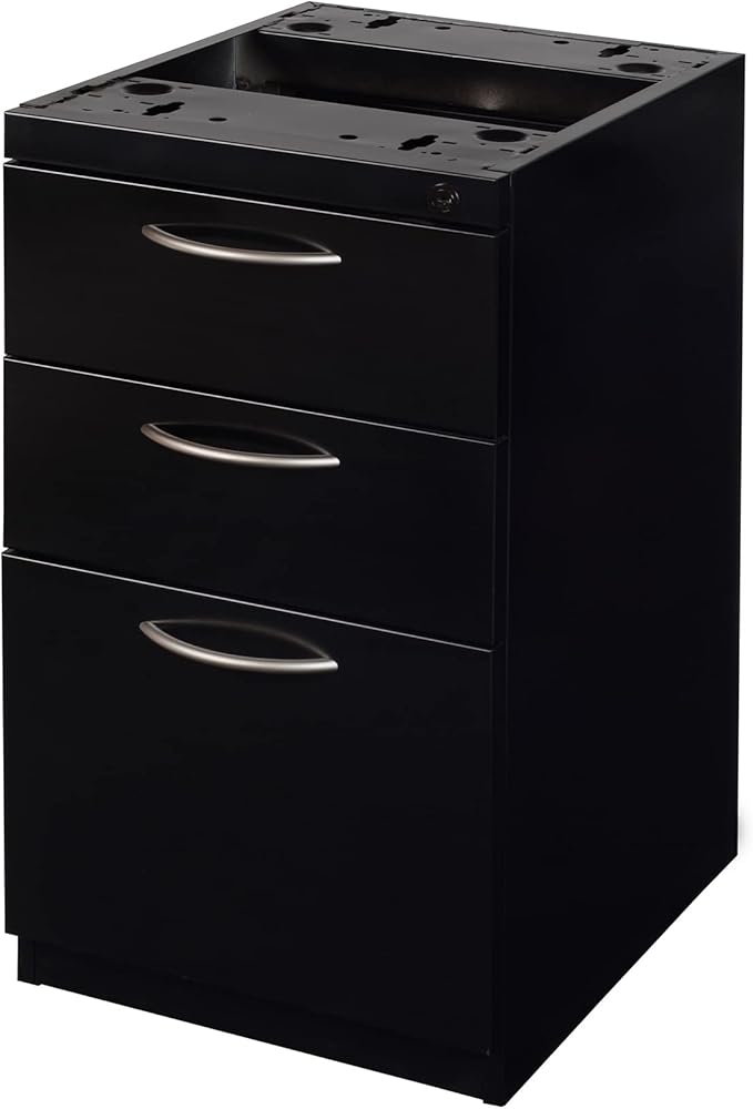 Regency Fusion Box Box File Pedestal- Black