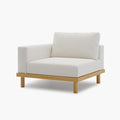 Acanva Minimalist Modular Sectional Sofa for Living Room Wide &amp Deep Seat Convertible Furniture Set with Metal Frame and Movable Covers Corner Chair Off White