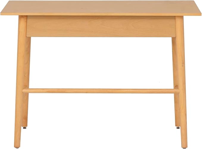 Melissa Natural Wooden One Drawer Writing Desk by Linon