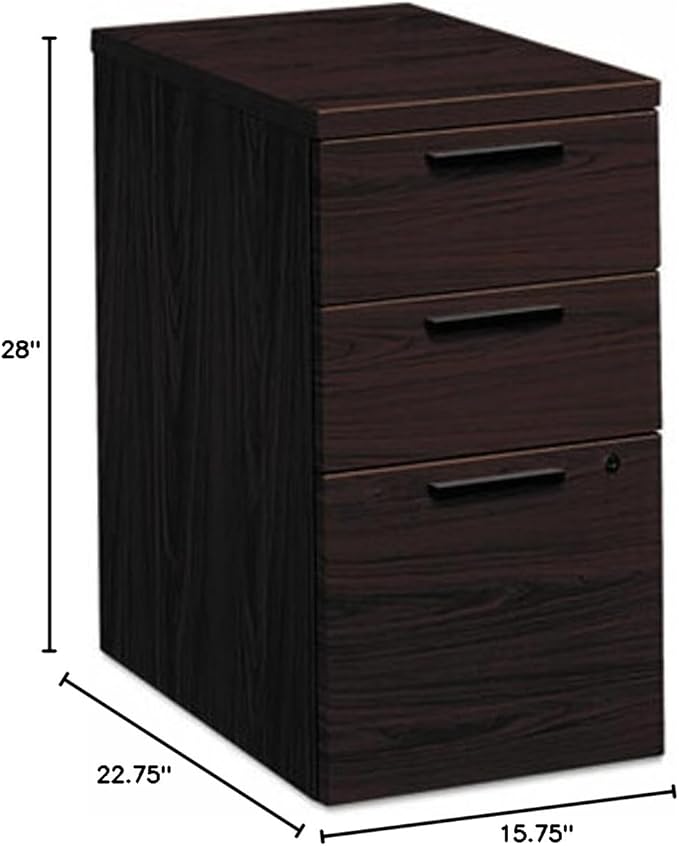 HON 10500 Series Mobile Box/Box/File Pedestals-Mobile Pedestal Box/Box/File 15-3/4x22-3/4x28 MY