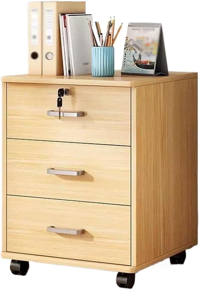 File Cabinet Under Desk Storage Cabinet Sideboard Drawer Cabinet Office Data Cabinet with Lock Storage Cabinet (Color : B)