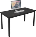 sogesfurniture 47.2 inches Office Desk Computer Desk Gaming Desk Computer Table Sturdy Writing Workstation for Home Office Black
