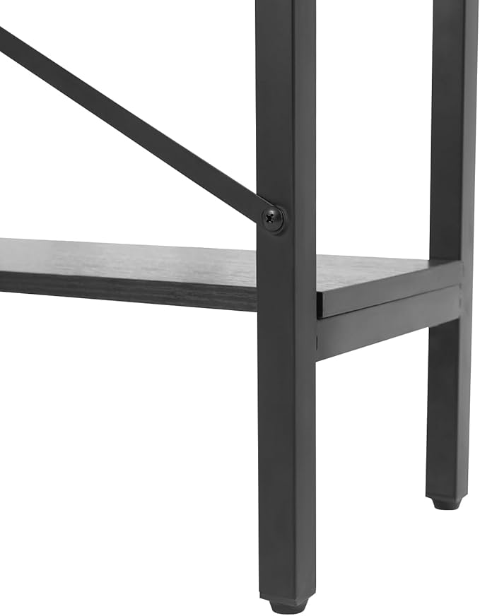Corner Small Desk for Small Space 29.5”*29.5”*60” Corner Computer Desk with USB Ports Triangle Gaming Desk with with RGB LED Lighting for Home Office Living Room Bedroom (Black)