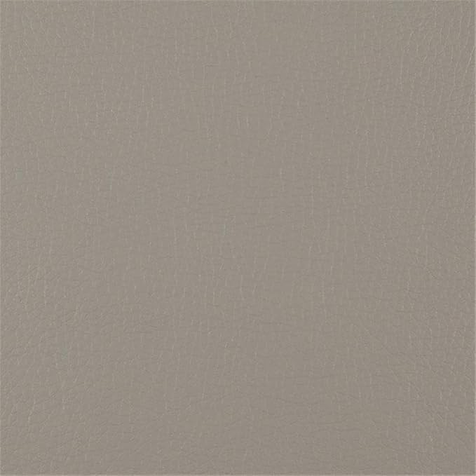 Pemberly Row Contemporary Armchair Dillon Stratus Gray Vinyl Fabric 32 W x 30.5 D x 29.5 H Silver Metal Legs Box Spring Seat Modern Club Style for Living Room or Lounge