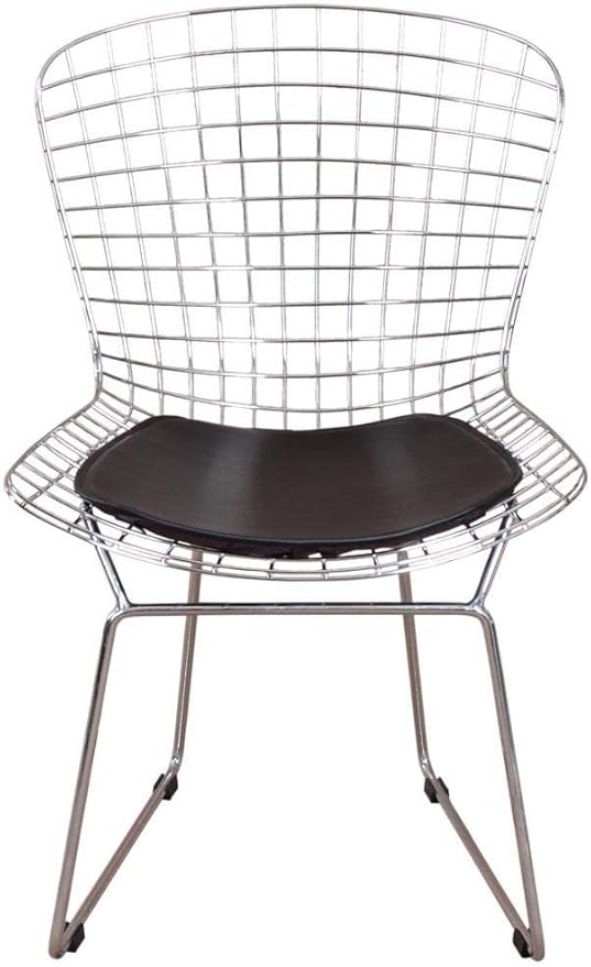 Set of 1 Replica Harry Bertoia Side Chair Black