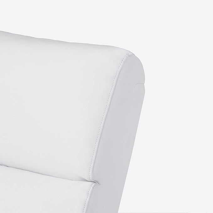 Christopher Knight Home Samedi PU Recliner White 26.25D x 37.25W x 40H in