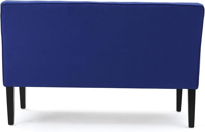 50'' Loveseat Sofa Modern Two-Seater Compact Upholstered Sofa for Small Space Bedroom Hallway Bench Royal Blue.