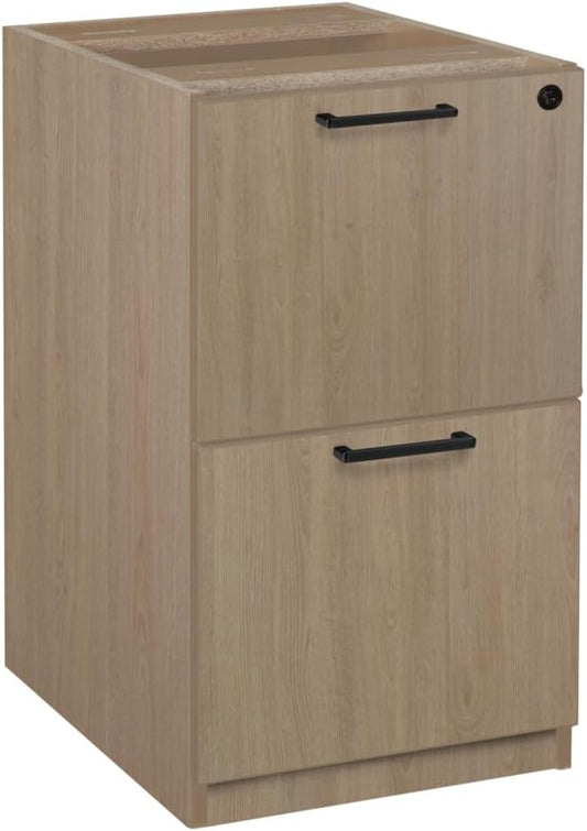 Regency Legacy File File Pedestal Drawer Unit- Noble Oak