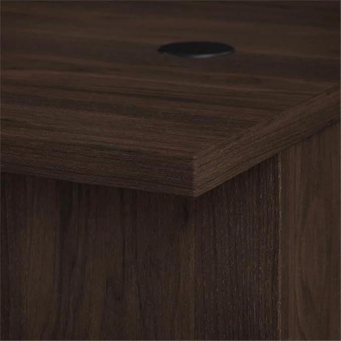Bush Business Furniture Office 500 Executive Desk 72W x 36D Black Walnut