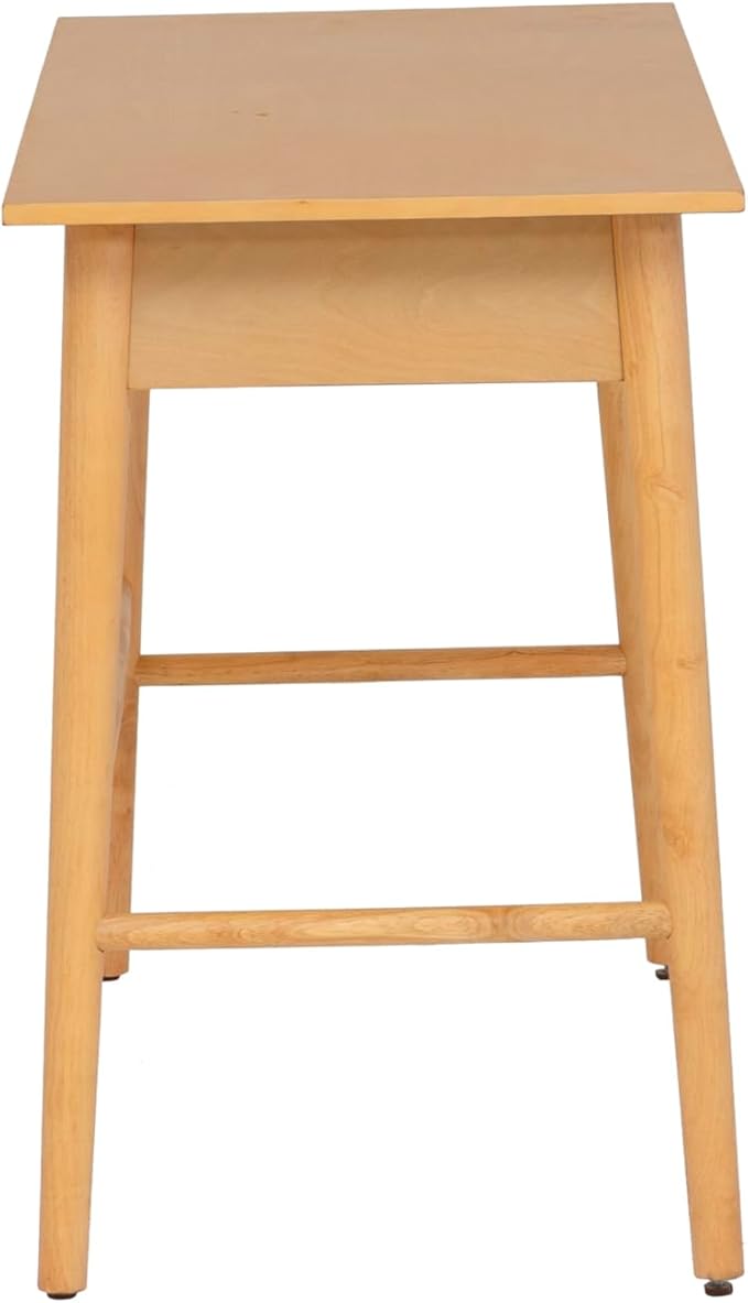 Melissa Natural Wooden One Drawer Writing Desk by Linon