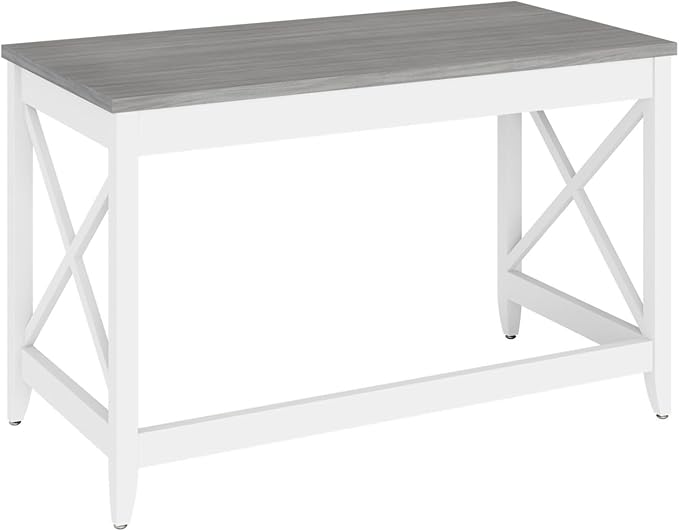 Alera Workspace by Alera Workspace by Alera Farmhouse Writing Desk 47.24 x 23.62 x 29.53 Gray