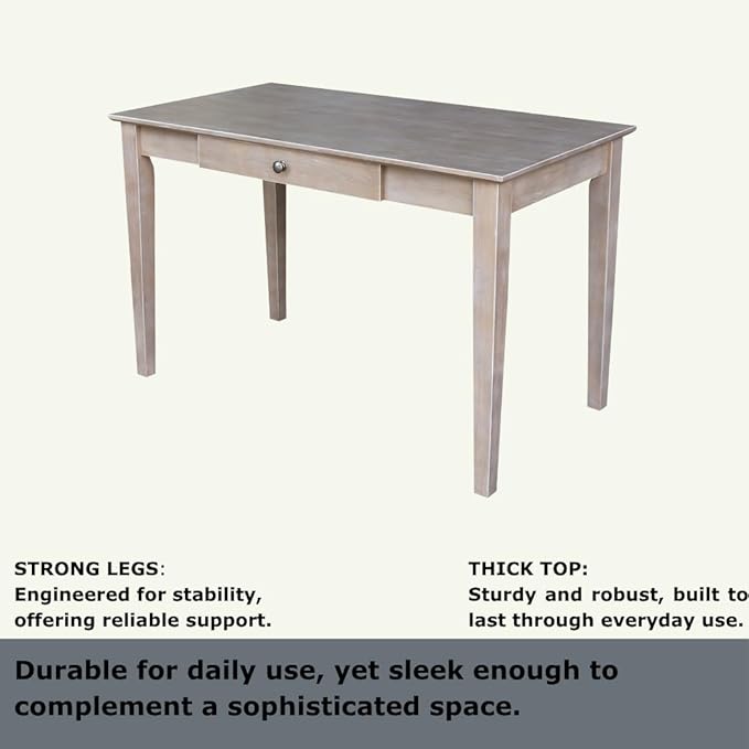 IC INTERNATIONAL CONCEPTS Writing Desk with Drawer