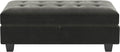 Belffin Large Storage Ottoman Module for Modular Sectional Sofa Grey