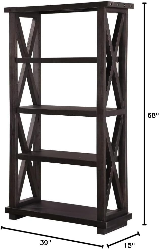Modus Furniture Yosemite Solid Wood Bookcase Café