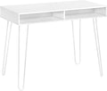 Monarch Specialties I 7770 Computer Desk Home Office Laptop Left Right Set-up Storage Drawers 40 L Work Metal Laminate White Contemporary Modern