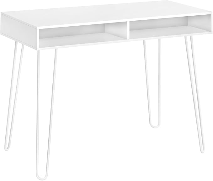 Monarch Specialties I 7770 Computer Desk Home Office Laptop Left Right Set-up Storage Drawers 40 L Work Metal Laminate White Contemporary Modern
