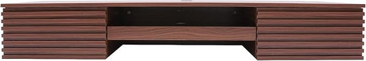 Wall Mounted Desk-Home Wall Mounted Office Computer Desk with 2 Pull Out Drawers Made of Ecological Board Makeup Vanity Desk for Bedroom Organizer&amp Space-Saving