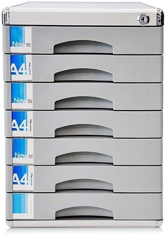 File Cabinet Lockable Data Office Storage Drawer Confidential Desktop Organizer Gray AluminumSilverstandard Size