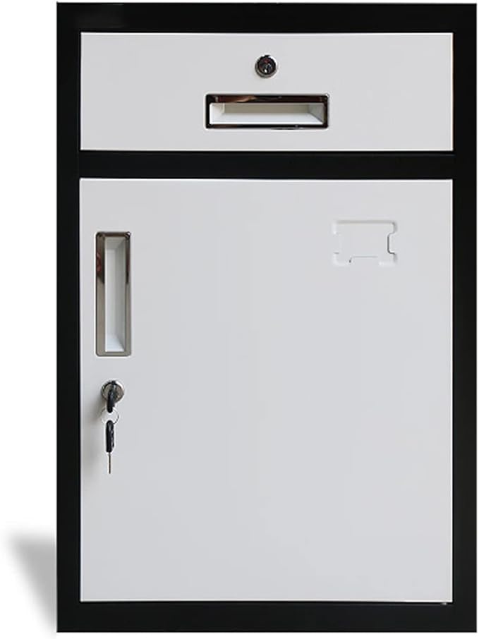HASMI Filing Cabinet Metal Cabinet File Cabinet Office Data Cabinet Low Cabinet with Lock Tool Cabinet Drawer Small Cabinet Balcony Storage Cabinet Storage Cabinet (Color : 4)