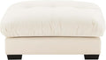 Sectional Couch Ottoman Cream