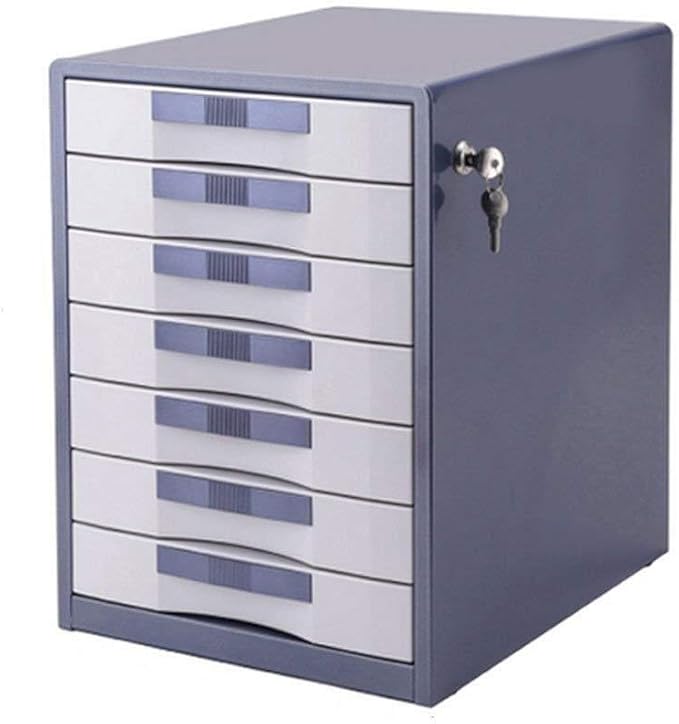 File Cabinets Office Storage Pedestal Cupboard Various Supplies Small Kitchen Cosmetic File Box Multiple Stacks Counters Metal - 30 * 35 * 41Cm