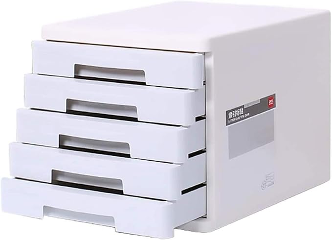 Desk File Cabinet Filing Cabinet-Multifunctional Desk Storage Box A4 Special Filing Cabinet Office Supplies Desktop Storage Box Bookcase(Size:Gray) (Gray)