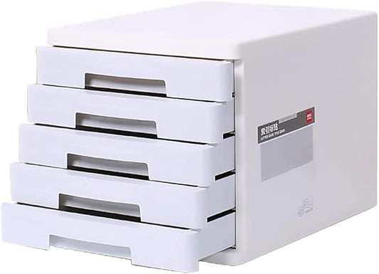 Desk File Cabinet Filing Cabinet-Multifunctional Desk Storage Box A4 Special Filing Cabinet Office Supplies Desktop Storage Box Bookcase(Size:Gray) (Gray)