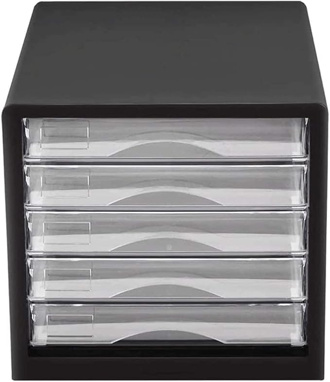 Desk Organizer Desk File Organizer Home Office Desktop File Storage Box Filing Cabinet Plastic File CabinetFully Assembled Filing Cabinet Pedestal Under Desk With 5 Drawer for A4  File Cabinet Da