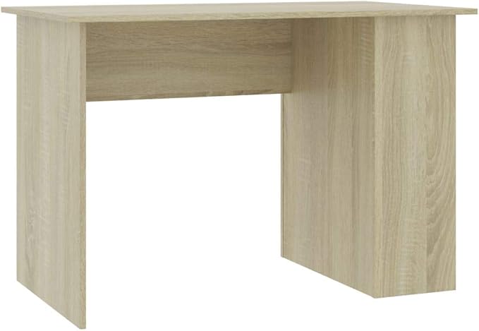43.3 Computer Desk Computer Workstation with Shelves Study Writing Home Office Desk Modern Chipboard Multipurpose Desk Easy Assemble 43.3 x 23.6 x 28.7 inch