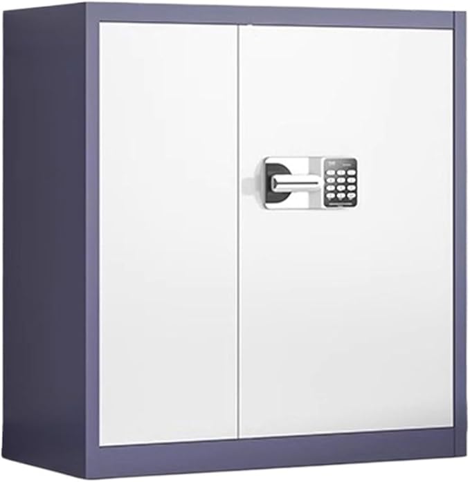 Steel Password File Cabinet Tin Cupboard Office Confidential Locker Lockable Filing Materials Storage Cabinets(B)