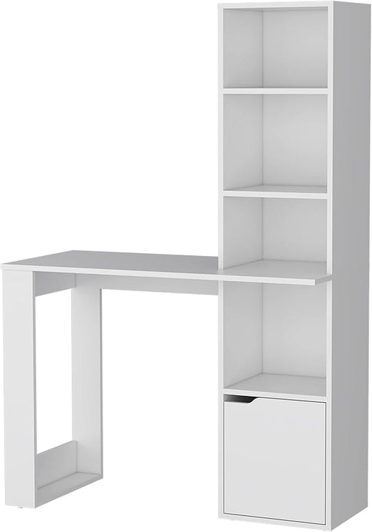 White Office Desk - Computer Desk for Home Office with Modern Design