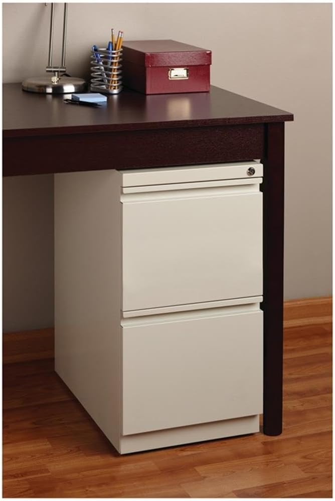 Hirsh Industries 20 Deep 2 Drawer Mobile File Cabinet File in Putty