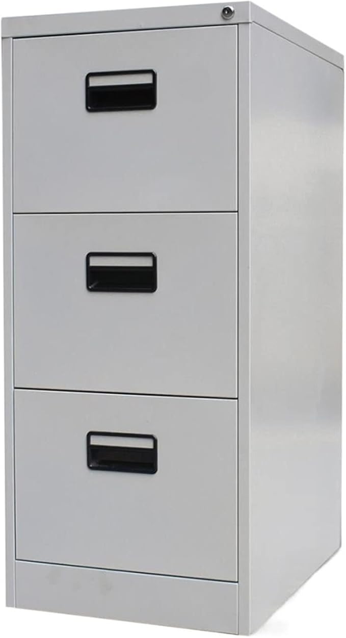HASMI Filing Cabinet Metal Drawer Filing Cabinet Office Furniture with 3 Drawers Office Cabinet File Cabinet Home Office Organizer Documents Cabinet Storage Cabinet (Size : 1.0mm) yuqing2022