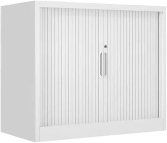 Filing Cabinet Sliding Roll Door Cabinet Tin Cabinet Office Filing Cabinet Filing Cabinet Financial Credentials Data Cabinet Storage Low Cabinet File Storage CabinetsB760 * 900mm1.0mm