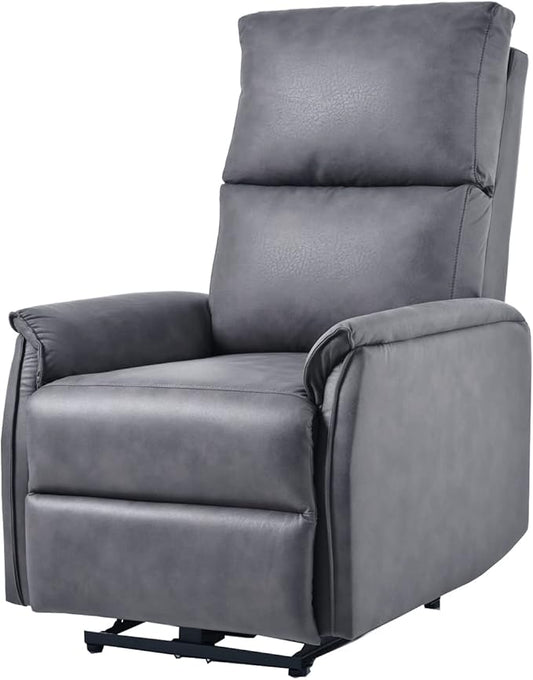 Electric Power Recliner Chair Reclining Chair for Bedroom Living RoomSmall Recliners Home Theater Seating with USB PortsRecliner for Small SpaceDark Gray