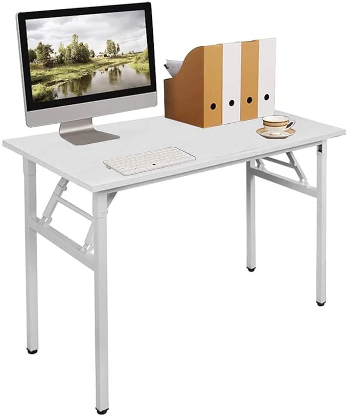Computer Desk47 Modern Simple Style Folding TablesHome Office Writing Desk Space Saving Foldable Table No Install Needed