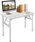 Computer Desk47 Modern Simple Style Folding TablesHome Office Writing Desk Space Saving Foldable Table No Install Needed