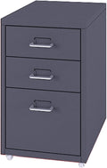 HASMI Filing Cabinet 3 Drawer Mobile File Cabinet Low Cabinet Drawer Cabinet Office Filing Cabinet Household Mobile Storage Cabinet Storage Cabinet (Color : B)