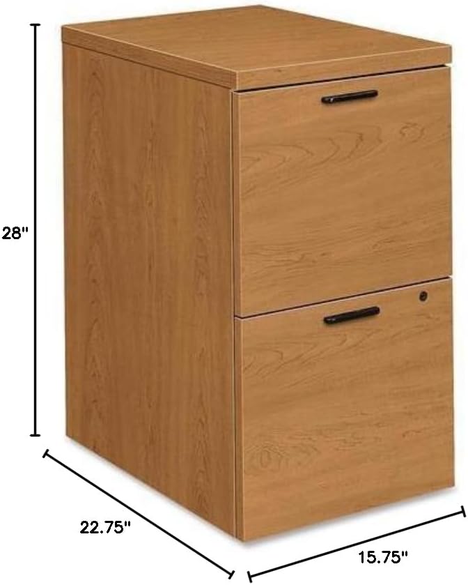 HON Mobile Pedestal File/File 15-3/4x22-3/4x28 Harvest (105104CC)