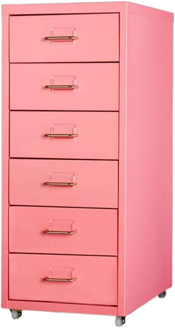 Filing Cabinet Under The Desk File Storage Tin Narrow Cabinet Desk Folder Drawer Cabinet Information File Cabinet (Size : 6-Layer)